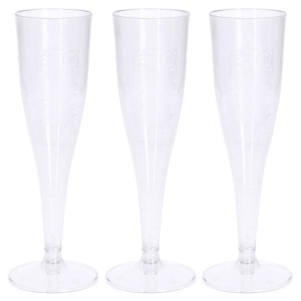 Engangschampagneglass 4-pakning
