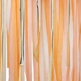 Serpentiner Veggpynt Fersken og Gull