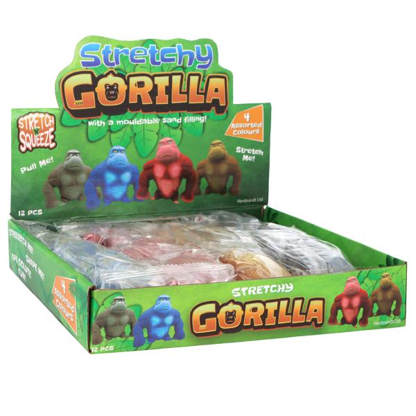 Stretchy Klemmeleke Gorilla 7 cm