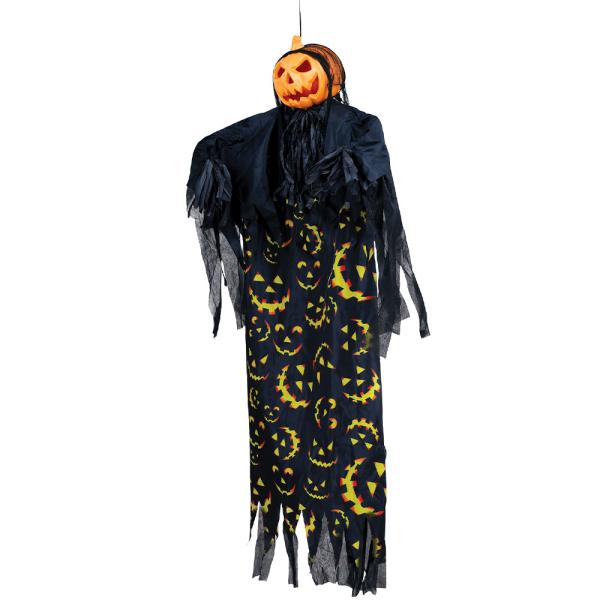 Hengende Halloween Gresskar med Lys & Lyd