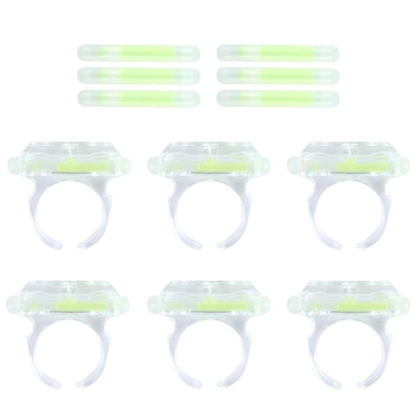 Glowstick Ringer 6-pakning