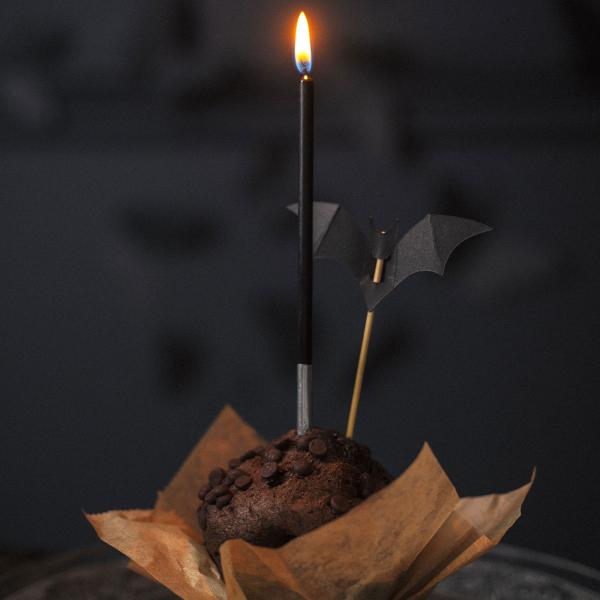 Cupcake Toppers Flaggermus 6-pakning