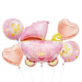 Baby Girl Ballongbukett