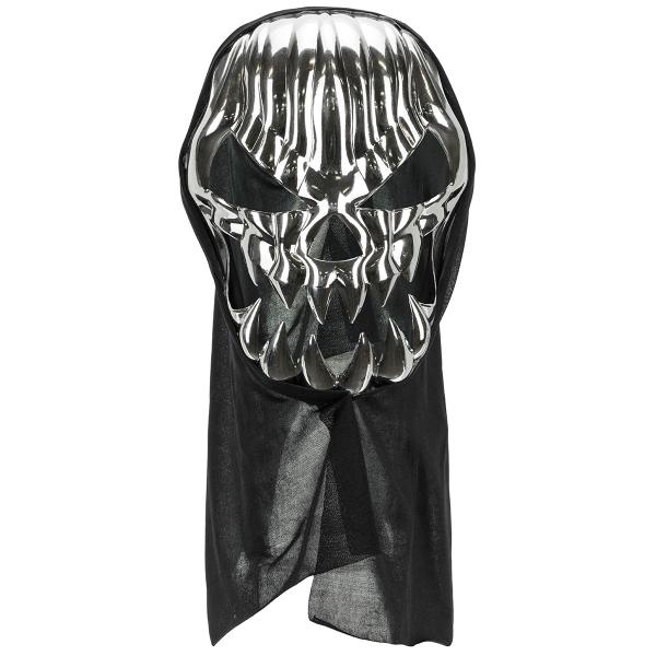 Hodeskalle Helmaske Sølv/Svart