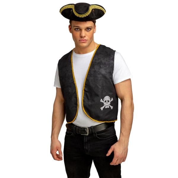 Piratvest Svart