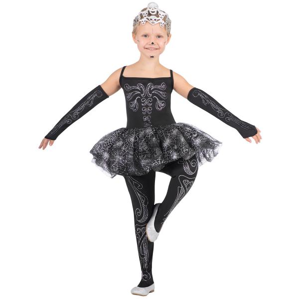 Skeleton Ballerina Kostyme Barn