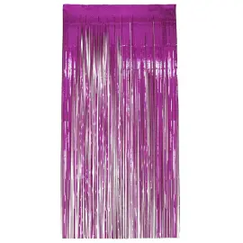 Party Glittergardin Holografisk Lilla