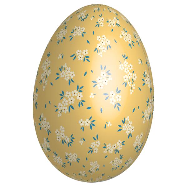 Påskeegg i Metall Blomster