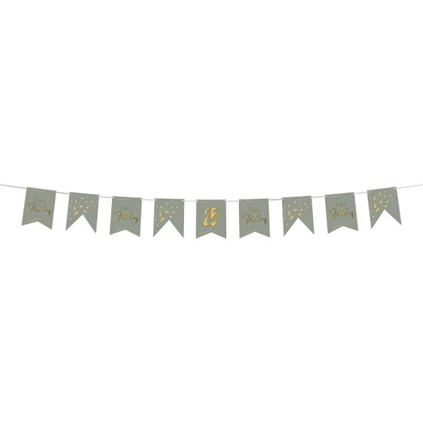 Flaggirlander DIY med Klistremerker Golden Dawn