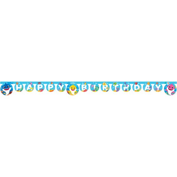 Baby Shark Bursdag Happy Birthday Girlander