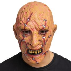 Latexmaske med Sydde Sår