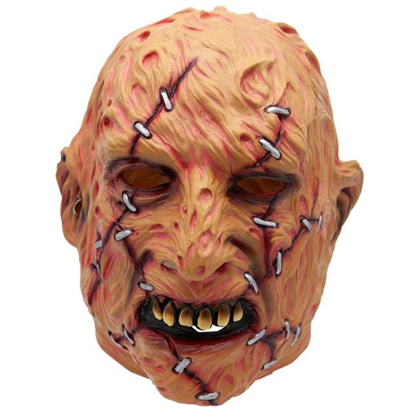 Latexmaske med Sydde Sår