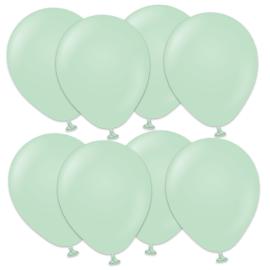 Premium Små Latexballonger Macaron Green