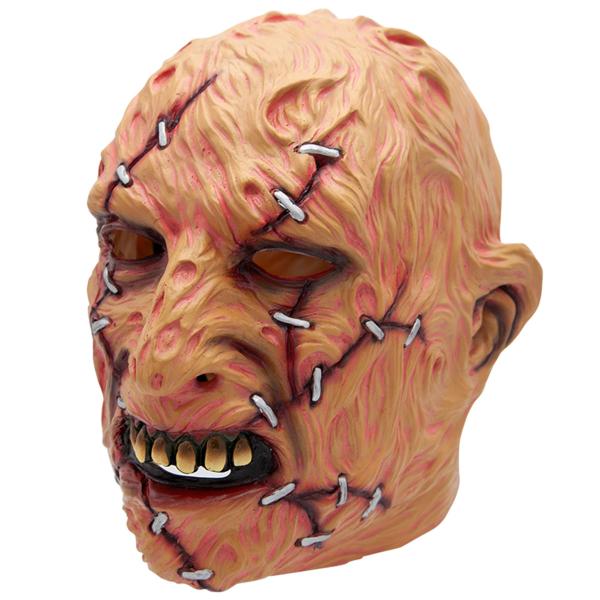 Latexmaske med Sydde Sår
