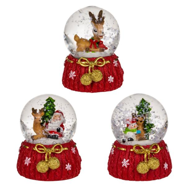 Mini Snøkule med Julefigur Gullsløfyfe