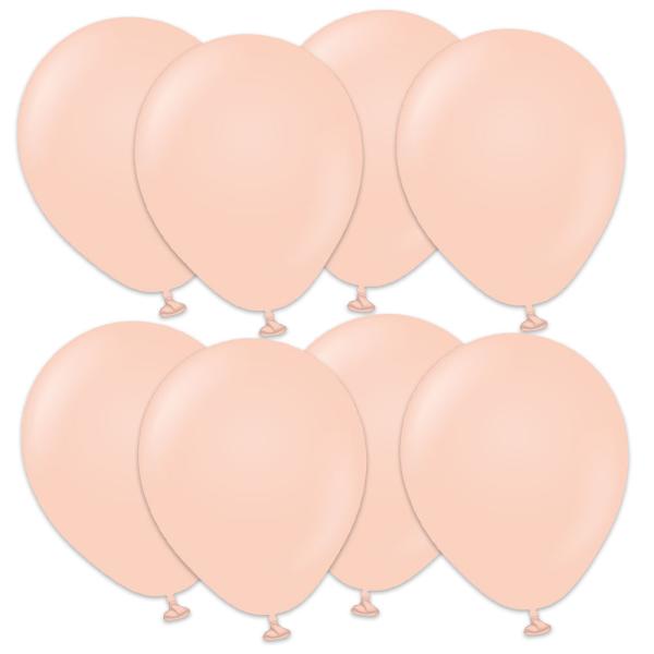 Premium Små Latexballonger Macaron Salmon