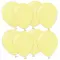 Premium Små Latexballonger Macaron Yellow