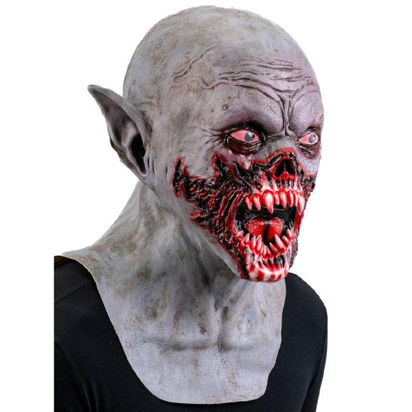 Blodig Vampyrmaske Grå