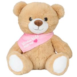 Kosebamse med Skjerf V&auml;rldens B&auml;sta Mamma 20 cm
