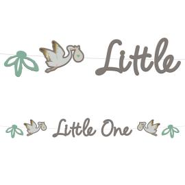 Bokstav-girlander Little One Stork