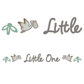 Bokstav-girlander Little One Stork