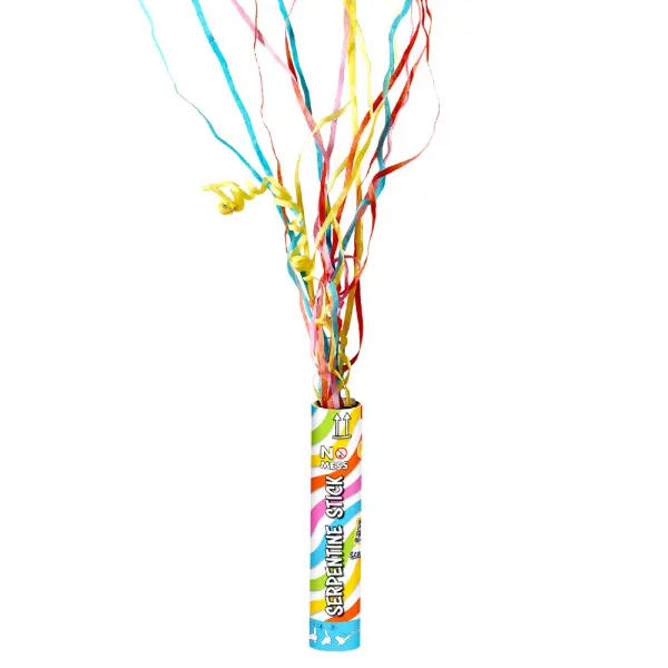 Party Popper Serpentiner Multicolor