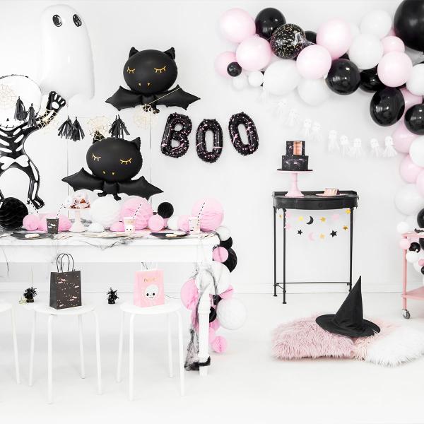 Latexballonger Flaggermus Svart Pastell