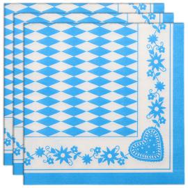 Oktoberfest Servietter Bayersk 50-pakning