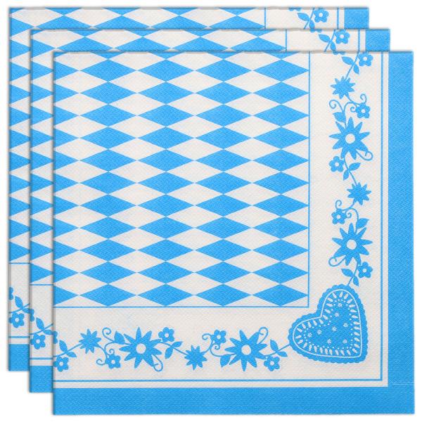 Oktoberfest Servietter Bayersk 50-pakning