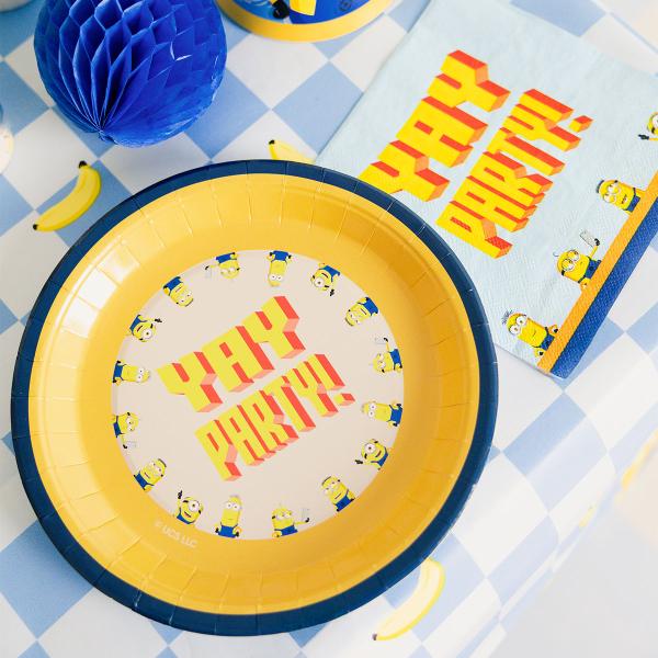 Minions Papptallerkener 23 cm 6-pakning