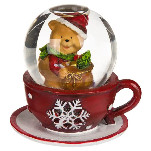 Mini Snøkule med Julefigur i Krus