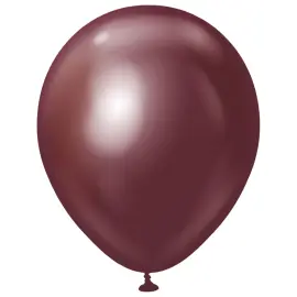Premium Latexballonger Chrome Burgundy 25-pakning