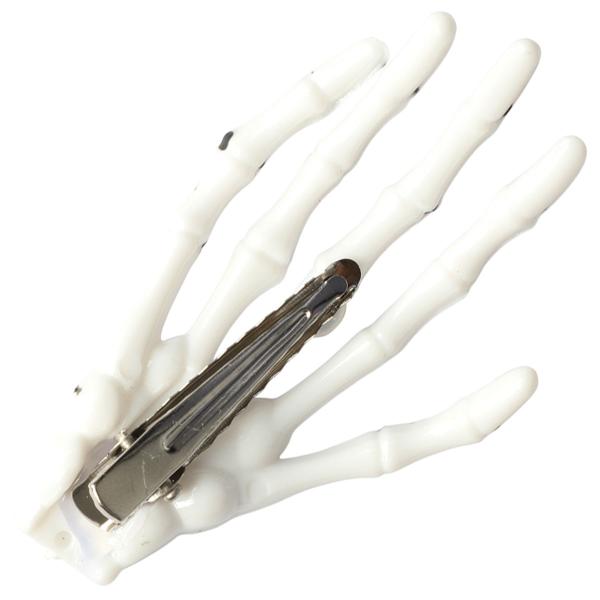 Skjeletthånd Hårspenne