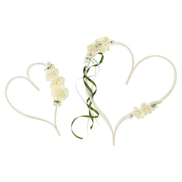 Hjertepynt med Blomster