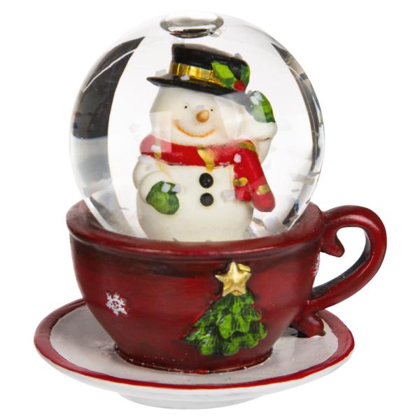 Mini Snøkule med Julefigur i Krus
