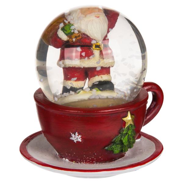 Mini Snøkule med Julefigur i Krus