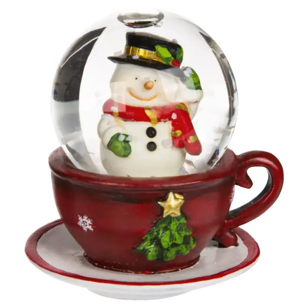 Mini Snøkule med Julefigur i Krus