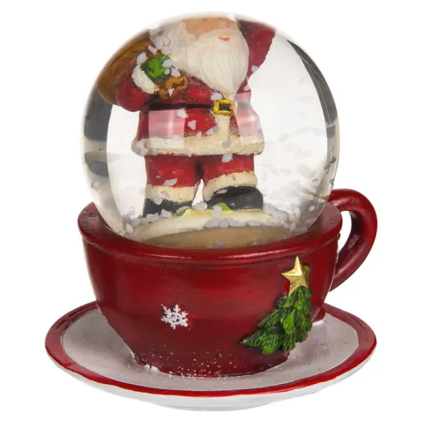 Mini Snøkule med Julefigur i Krus