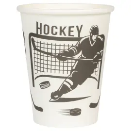 Pappkopper Hockey 25 cl 8-pakning