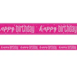 Happy 50th Birthday Girlander Cerise 2,74 m