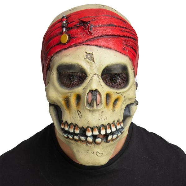 Latexmaske Piratskjelett