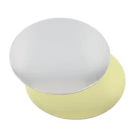 Runde Kakebrett Gull/S&oslash;lv 20 cm 25-pakning