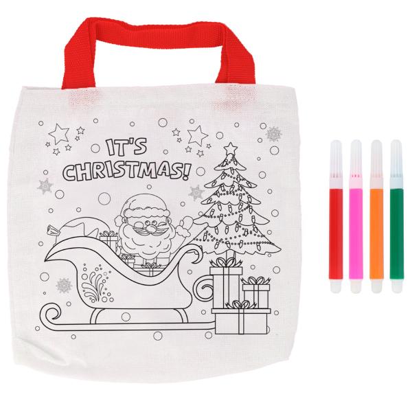 Fargelegg Din Egen Julepose