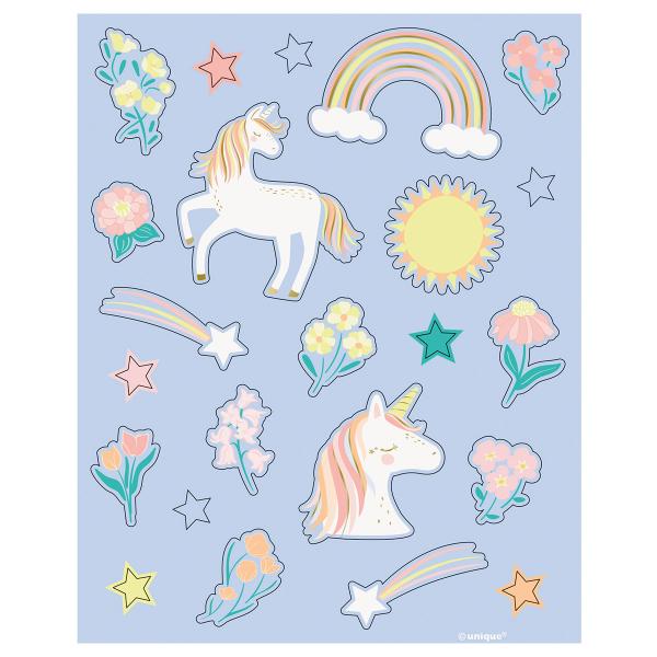 Enhjørning Klistremerker 92-pakning