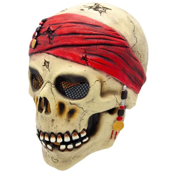 Latexmaske Piratskjelett