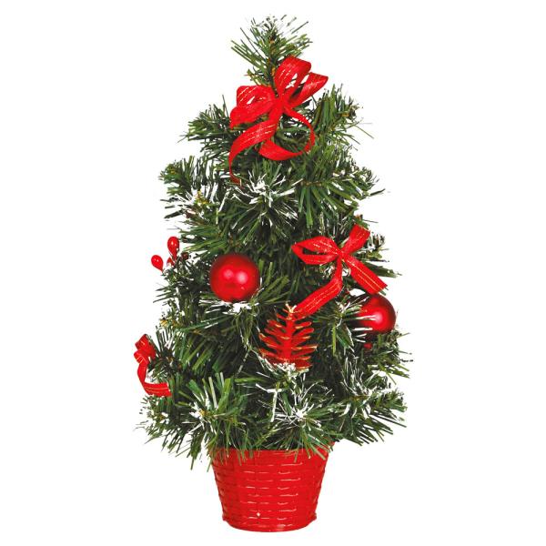 Juletre i Krukke Rød 40 cm