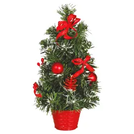 Juletre i Krukke R&oslash;d 40 cm