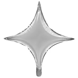 Folieballong Sølv Stjerne