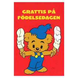 Bamse Kort Grattis På Födelsedagen