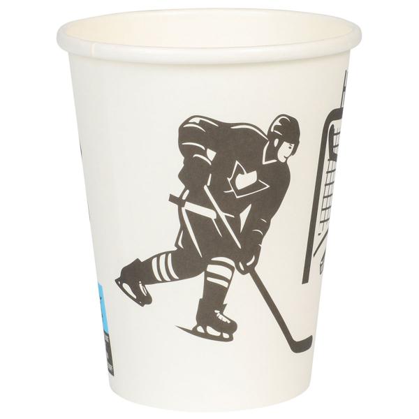Pappkopper Hockey 25 cl 8-pakning